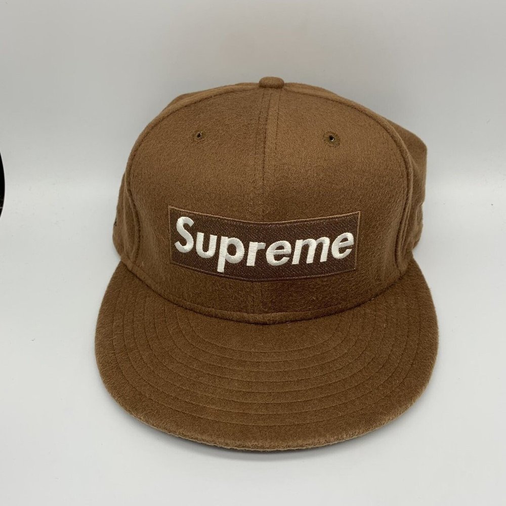 Supreme x Loro Piana 7 1/4 59Fifty‎ New Era Hat Fitted Cap Fabric Made in Italy